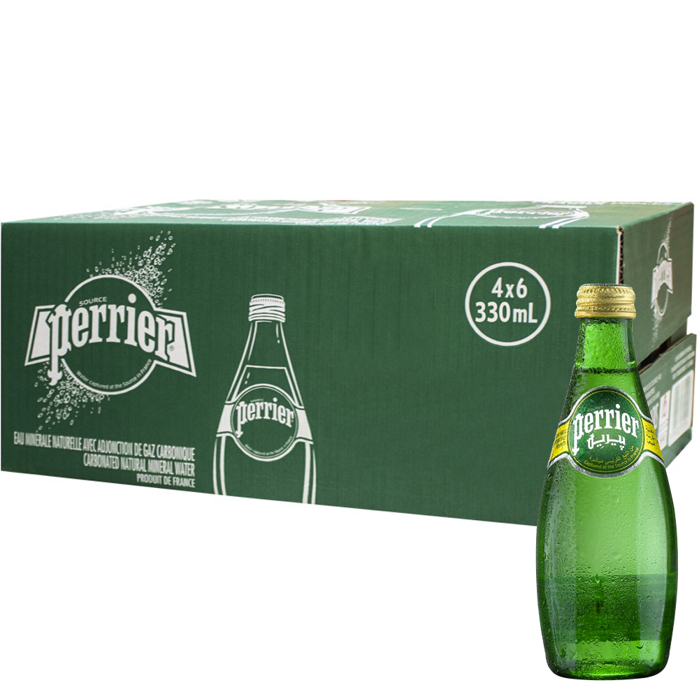 Perrier Sparkling Water 330 ml × 24 - Carton