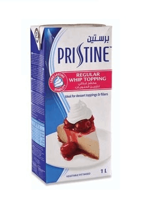 Pristine Regular Whipping Cream 1 L × 12 - Carton