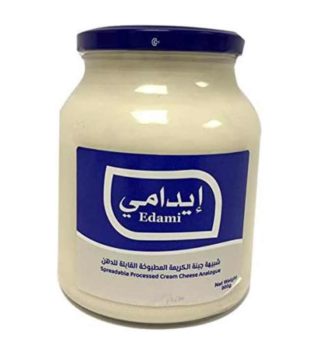 Edami Cream Cheese Spread Analogue 900 gm × 6 - Carton