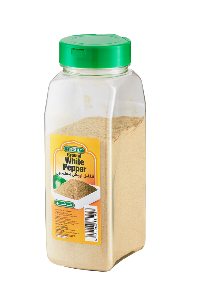 Freshly Ground White Pepper 16 oz × 6 - Carton