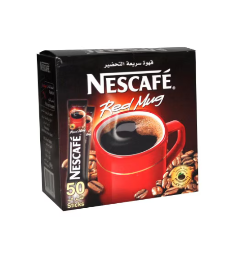 Nescafe Red Mug Instant Coffee 1.8 gm × 50 Bags × 14 - Carton