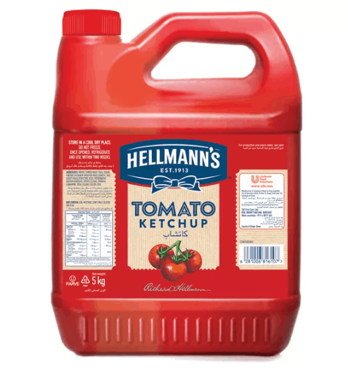 Hellmann’s Tomato Ketchup 4.8 kg × 4 - Carton 