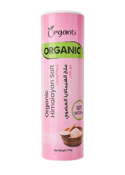 Organti Organic Himalayan Salt 700 gm × 12 - Carton
