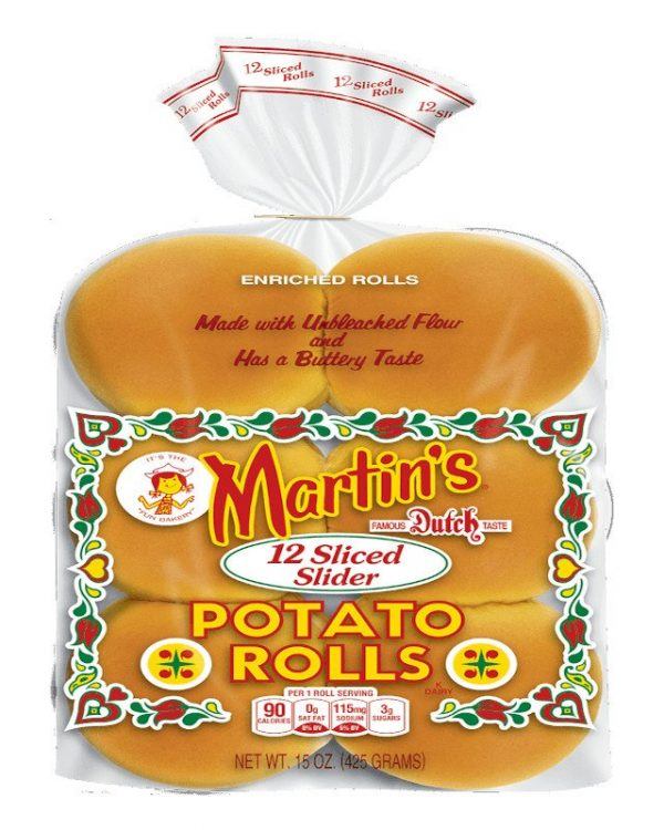 Martins Roll Potato Bun 3 inch 7 × 12 pcs