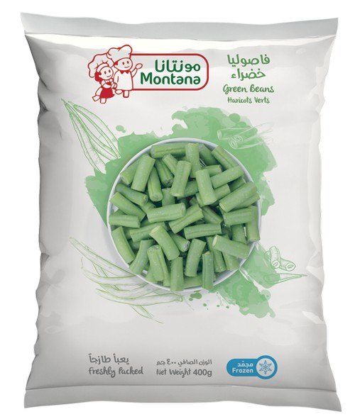 Montana Frozen Green Beans 400 gm × 20 - Carton 
