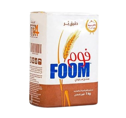 [G13020] Foom Whole Wheat Flour 1 kg × 10 - Carton