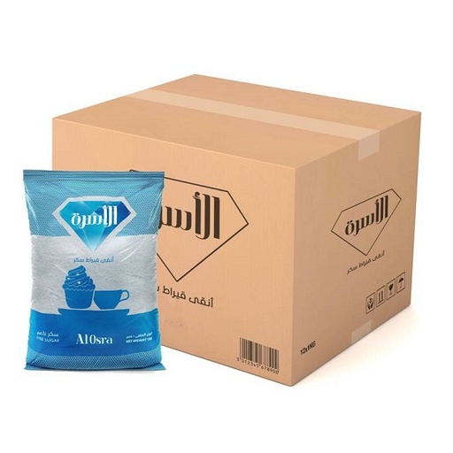 [G13009] AL Osra Fine Sugar 5 kg × 4 - Carton