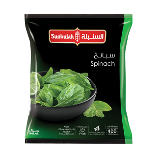 [G05131] Sunbulah Frozen Spinach 400 gm × 20 - Carton 