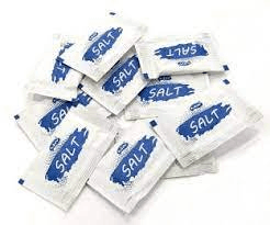 [G11010] Crystal Salt Sachet 0.5 gm x 1000 - Carton