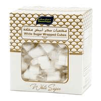 [G13016] Dazzaz White  wrapped Sugar cubes 500 gm × 24 - Carton