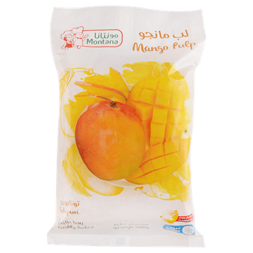 [G05088] Montana Frozen Mango 1 kg × 16 - Carton 