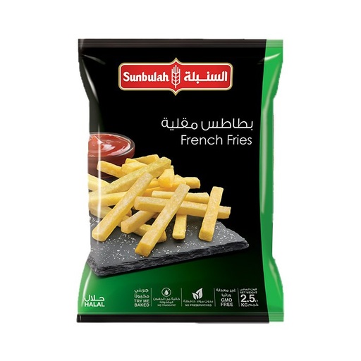 [G05128] Sunbulah French Fries size 9 - 2.5 kg × 4 - Carton