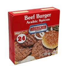 Americana Beef Burger 24 Pcs × 6 - Carton 