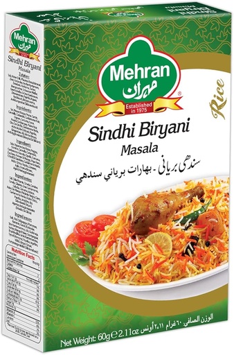 Mehran Biryani Spices 55 gm × 48 - Carton 