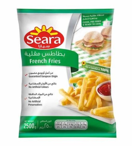 Seara French Fries 2.5 kg × 4 - Carton 