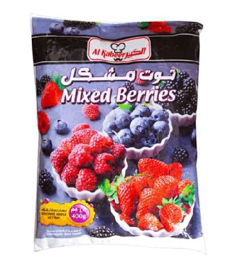 Al Kabeer Mixed Berries 400 gm × 20 - Carton