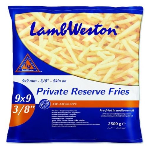 Lamb Weston Potato Private Size 9 - 2.5 kg × 4 - Carton
