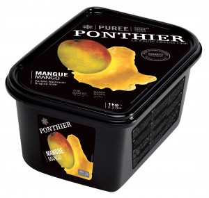 Ponthier Frozen Mango 1 kg × 6 - Carton