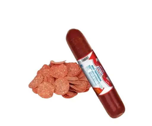 Americana Sliced Beef Pepperoni Pre Cooked 1.200 kg × 10 - Carton