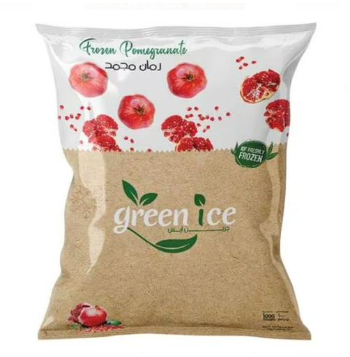 Green Ice Frozen Pomegranate 1 kg × 8 - Carton