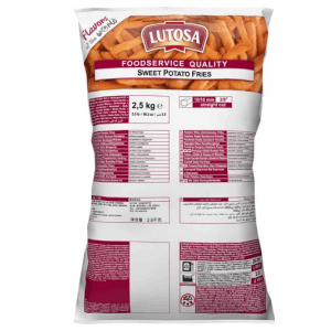 Lutosa Sweet Potato Fries 2.5 kg × 4 - Carton