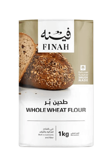 Finah Whole Wheat Flour 1 kg × 10 - Carton