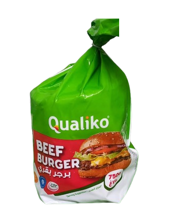 Qauliko breaded Beef Burger 750 gm × 14  - Carton