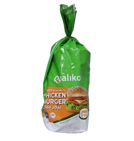 Qualiko Breaded Chicken Burger 750 gm × 14 - Carton