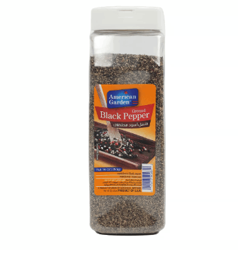 american garden Ground black pepper 16 oz × 12 - Carton