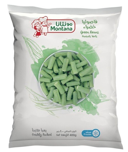 Montana Frozen Green Beans 400 gm × 20 - Carton 