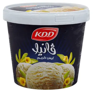 KDD Vanilla Ice-cream 1 L × 6 - Carton  